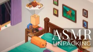 Unpacking ASMR 🌙 Soft Spoken | Cozy Organization & Relaxing Gameplay (Part 2)