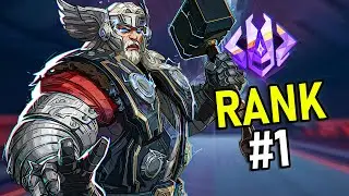 RANK 1 WORLD THOR - Manchelada | MARVEL RIVALS POV GAMEPLAY