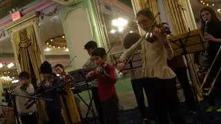 Kids Klezmer in Brooklyn play Vesamakhta, Leybedik & Moshe Emes