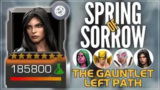 Spring of Sorrow Gauntlet - LEFT PATH - Guide - Viv Vision - Ironfist - Gwenpool - Jessica Jones