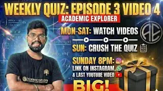 EPISODE 3 VIDEO 4 | Unlock Your Smartness!| academic explorer quiz episodes 3