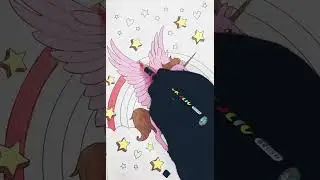 Flying Unicorn Coloring #viralvideo #shree #trendingvideo 