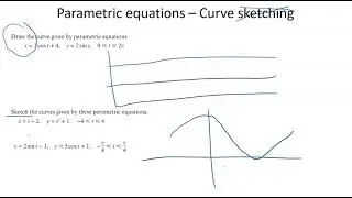 Parametric equations   plotting and drawing curves