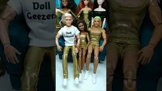 Can Gold Be Casual? #barbie #ken #dolls