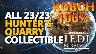 All Hunter's Quarry Collectibles Star Wars Jedi Survivor 100%