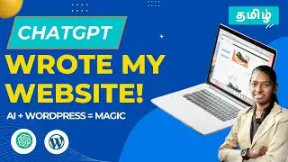 ✍️ How to Create Website Content with ChatGPT in Tamil | AI Website Content Writing Tutorial 2025 🔥