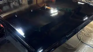 Painting truck topper