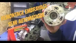 Montage embrayage semi automatique dirt bike