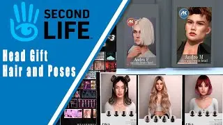 Second life Gifts Ak HEAD HAIR AND POSES