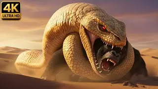 King Kong vs Giant Golden Sand Snake | Epic Desert Battle | Kong Rescue