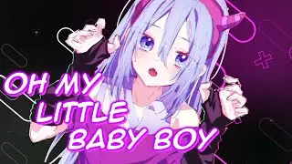 ♪Nightcore♪ → Oh My Little Baby Boy (Lyrics)