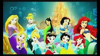 Five little Disney princesses jumping on the bed and Other Kids Songs | Nursery Rhymes Collection
