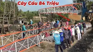 Người Dân Miền Tây Làm Cầu Sắt, Dài Hơn 30 Mét Chỉ Có 84 Triệu.Quá Chất Lượng.