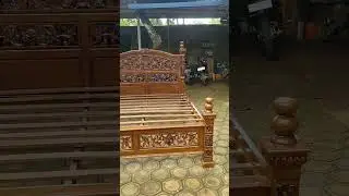 Ranjang jati rahwana size 180x200 #dipan #dipanjati #dipanrahwana #dipankanopi #dipanjatiukir #viral