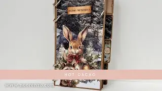 Ciao Bella hot cocoa & holly Junk Journal boek door Karin