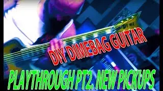 DIY Dimebag Guitar pt2 - Aetec Power Rail - GM Hexbucker Playthrough Demo