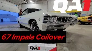 67 Impala installation of @QA1TECH coil overs.
