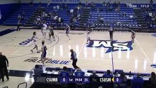 Cal State Monterey Bay vs Cal State San Marcos - Men's Basketball | CCAA Highlights