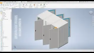 Autodesk Inventor 2021 Tutorial E26 - Electrical cabinet #6