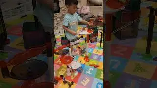 Marble genius racing set