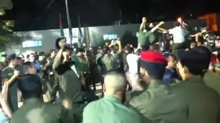 شادي البوريني ومؤيد مع قوات الأمن الوطني الفلسطيني