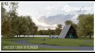 Creating a Lakeside Cabin in Blender 3.5