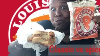 popeyes chicken sandwich | CLASSIC VS SPICY|  popeyes chicken sandwich review