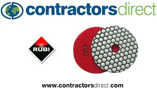 How to Polish Marble Edges with Rubi Polishing Pads From Contractors Direct