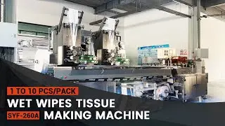 1 to 10 Piece Per Pack Wet Wipes Making Machine (Fully Automatic)