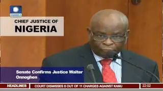 Appointment Of CJN: Senate Confirms Justice Waiter Onnoghen