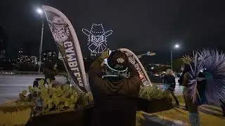 World Championship Party Drone Show for PBR's Austin Gamblers | 200 Drones over Downtown Austin, TX