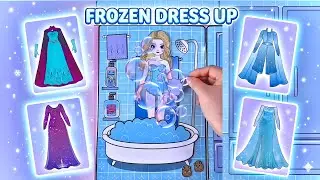 🫧Elsa's Magical Paper Ball Night!DIY Crafts, Dresses & Sparkle Fun! 👑❤️