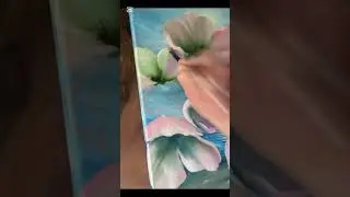 Oil painting. Tutorial. Flowers 🌺  Мастер-класс по масляной живописи🎨