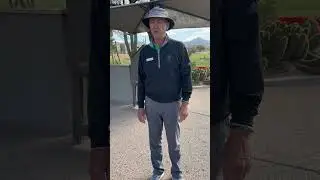 The Starter at TPC Scottsdale, giving us an overview of the Champions Course ￼#golfcourse