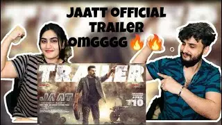 Pakistan couple reaction on Jaat Official Trailer |Sunny deol|Randeephooda| |Vineet K| Gopichaand M|