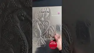Basic metal embossing techniques online course #metalembossedart #metalembossing #pewter