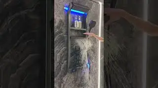 Luxury Shower with Adjustable Waterfall & Pressure!