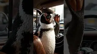 Penguin Taxi Driver vs GPS | Keeps Rerouting to the Ocean | Nebula Shots