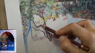 Valdor Art Vide&oacute; blog: G&ouml;r&ouml;g kapu - pasztell ceruz&aacute;val