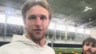 Iowa Football: Mark Gronowski talks health, Oregon and much more 