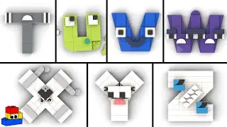 Making Alphabet Lore (T-Z) with LEGO - TUVWXYZ