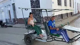 Atmosphere and movement in Remedios, a town with colonial architecture, the eighth town founded i...
