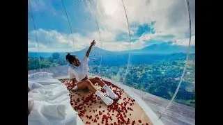 BUBBLE HOTEL IN BALI🇲🇨 WHAT AN AMAZING PLACE!