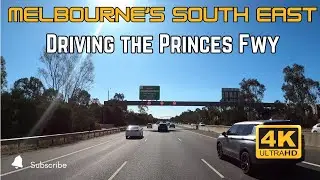 Melbourne 4K Drive: Princes Freeway to South Yarra