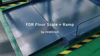 FDR Floor Scale with Ramp | Easy-to-use Floor Scale for Industrial | HiWEIGH