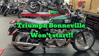 Triumph Bonneville не заводится! Я нашёл проблему. Видео короткое, но не очень 😉