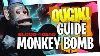 BLOOD OF THE DEAD EASTER EGG: FREE MONKEY BOMB GUIDE! (Black Ops 4 Zombies)