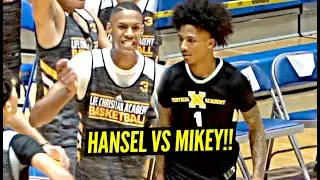Mikey Williams vs Hansel Enmanuel Went CRAZY!!! Both Players WENT AT IT!!
