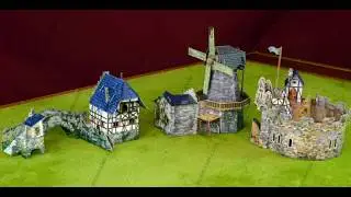 Country Buildings Set wargames & roleplaying games terrain review