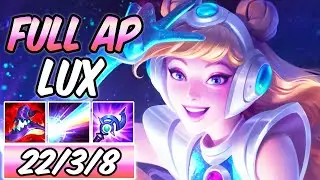 S+ FULL BURST LUX MID - CLEAN | Best Build & Runes Season 13 | League of Legends